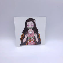 Load image into Gallery viewer, Demon Slayer Nezuko Kamado mini anime sticker