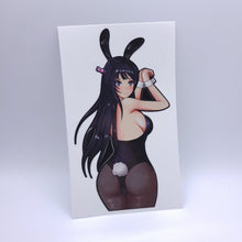 Load image into Gallery viewer, Rascal Does not Dream of Bunny Girl Senpai Mai Sakurajima in bunny girl outfit anime sticker