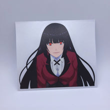 Load image into Gallery viewer, Kakegurui Yumeko Jabami bending over anime sticker