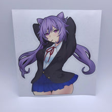 Load image into Gallery viewer, Genshin Impact Keqing wearing schoolgirl outfit anime sticker