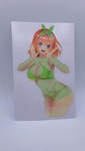 Load image into Gallery viewer, The Quintessential Quintuplets Yotsuba Nakano in swimwear anime sticker