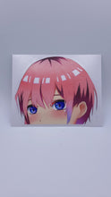 Load image into Gallery viewer, The Quintessential Quintuplets Ichika Nakano peeking anime sticker