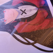Load image into Gallery viewer, Kakegurui Yumeko Jabami bending over anime sticker damaged