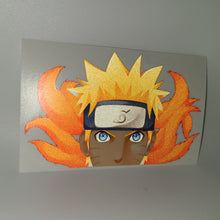 Load image into Gallery viewer, Naruto Naruto Uzumaki peeking reflective anime sticker
