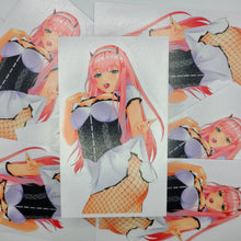 Load image into Gallery viewer, Darling in the Frank Zero Two in maid outfit anime sticker