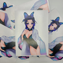 Load image into Gallery viewer, Demon Slayer Shinobu Kocho in bunny girl outfit anime sticker
