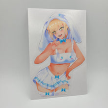 Load image into Gallery viewer, My Hero Academia Toga Himiko wearing Cinnamoroll outfit anime sticker
