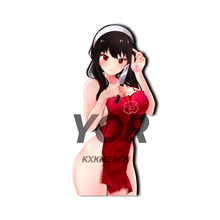 Load image into Gallery viewer, Spy x Family Yor Briar/Forger wearing a apron anime sticker