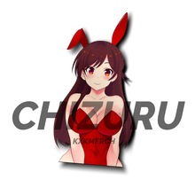 Load image into Gallery viewer, Rent a Girlfriend Chizuru Ichinose in bunny girl outfit anime sticker