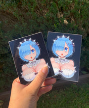 Load image into Gallery viewer, Re: Zero Rem mini anime sticker