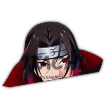 Load image into Gallery viewer, Naruto Itachi Uchiha peeking anime sticker