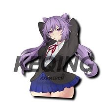 Load image into Gallery viewer, Genshin Impact Keqing wearing schoolgirl outfit anime sticker