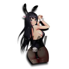 Load image into Gallery viewer, Rascal Does not Dream of Bunny Girl Senpai Mai Sakurajima in bunny girl outfit anime sticker