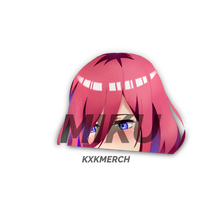 Load image into Gallery viewer, The Quintessential Quintuplets Miku Nakano peeking anime sticker