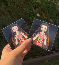 Load image into Gallery viewer, Demon Slayer Nezuko Kamado mini anime sticker