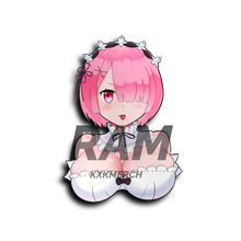 Load image into Gallery viewer, Re: Zero Ram mini anime sticker