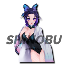 Load image into Gallery viewer, Demon Slayer Shinobu Kocho in bunny girl outfit anime sticker