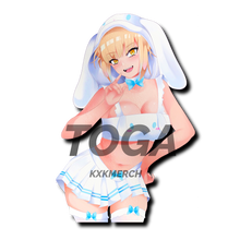 Load image into Gallery viewer, My Hero Academia  Toga Himiko wearing Cinnamoroll outfit anime sticker
