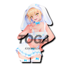 Load image into Gallery viewer, My Hero Academia  Toga Himiko wearing Cinnamoroll outfit anime sticker