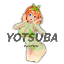 Load image into Gallery viewer, The Quintessential Quintuplets Yotsuba Nakano in swimwear anime sticker
