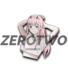 Load image into Gallery viewer, Darling in the Franxx Zero Two in casual wear anime sticker