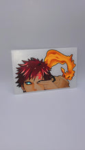 Load image into Gallery viewer, Naruto Gaara peeking reflective anime sticker 
