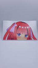 Load image into Gallery viewer, The Quintessential Quintuplets Nino Nakano peeking anime sticker
