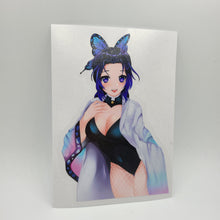 Load image into Gallery viewer, Demon Slayer Shinobu Kocho in bunny girl outfit anime sticker
