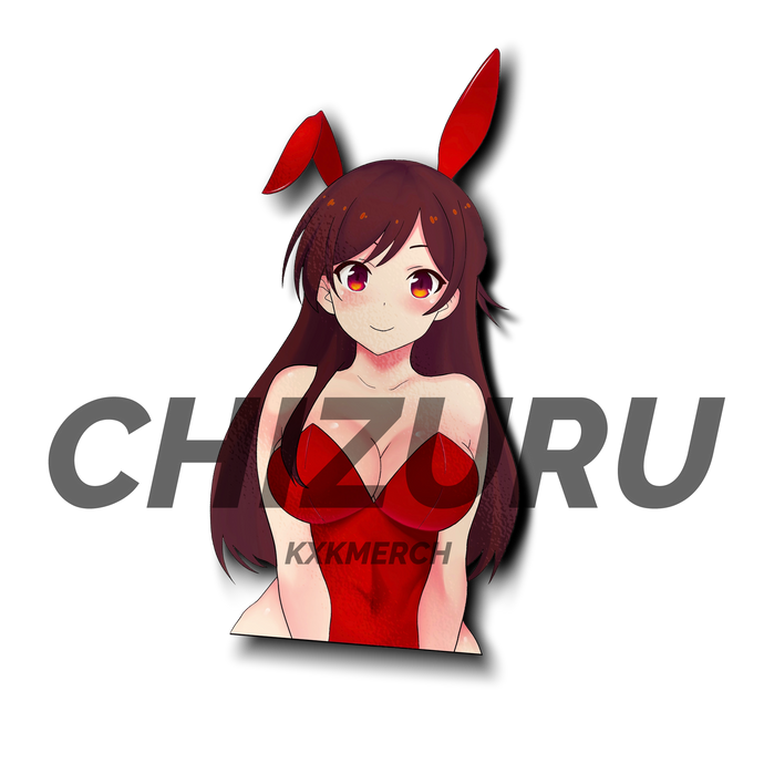 Rent a Girlfriend Chizuru Ichinose in bunny girl outfit anime sticker