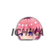 Load image into Gallery viewer, The Quintessential Quintuplets Ichika Nakano peeking anime sticker
